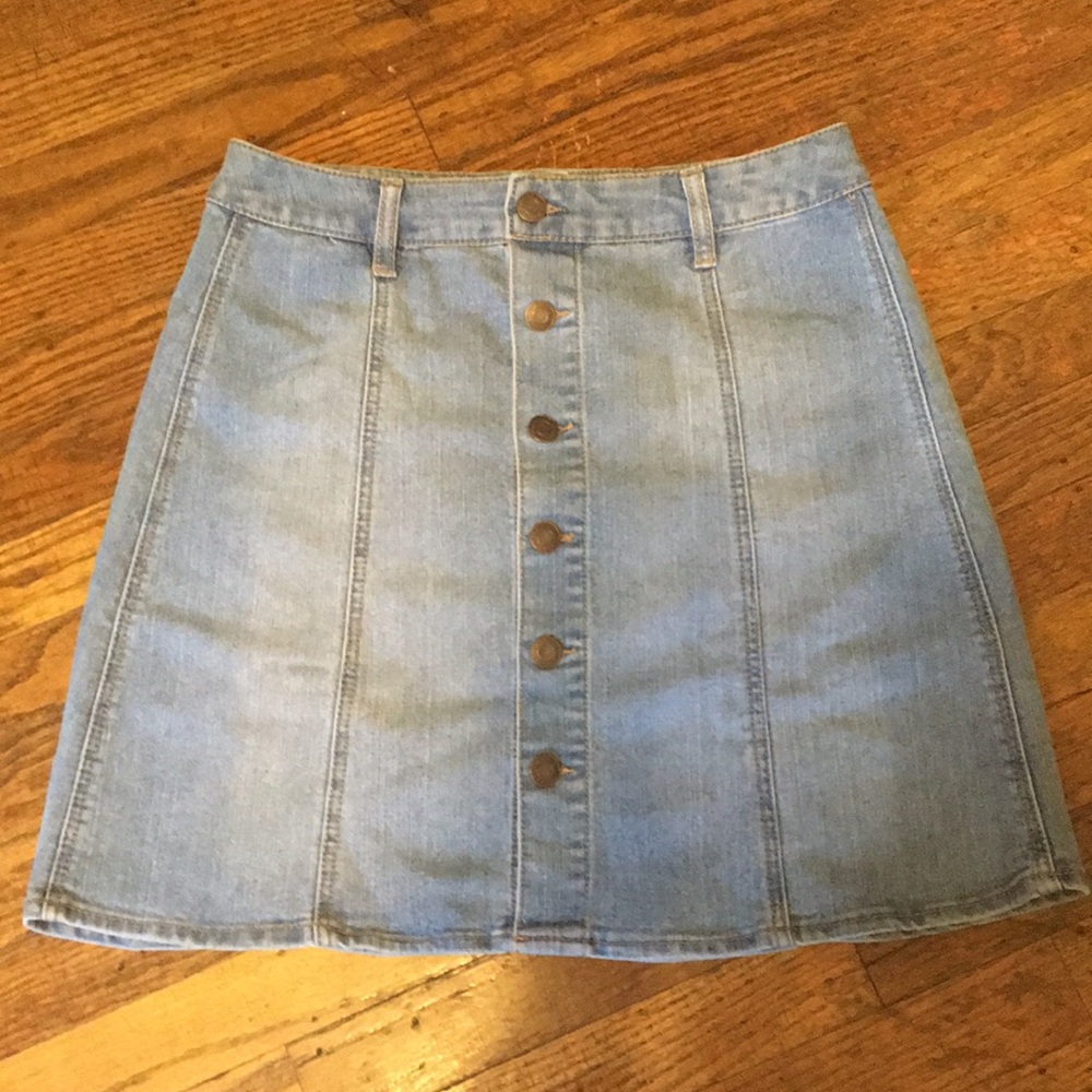 Vintage Vibes Mini Jean Skirt